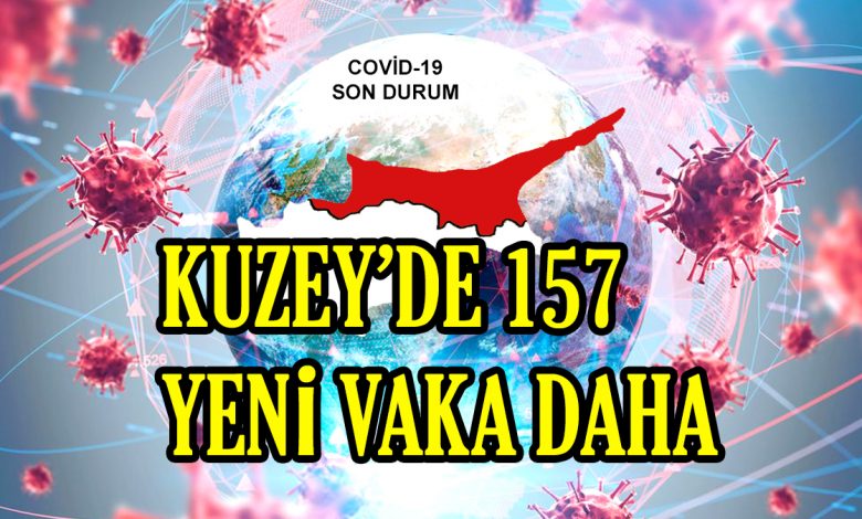 134’ü yerel 157 pozitif vakaya rastlandı