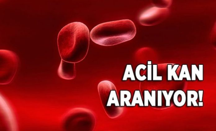 Acil kan aranıyor!