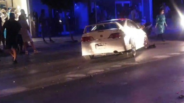 Gönyeli’de 2 araç çarpıştı