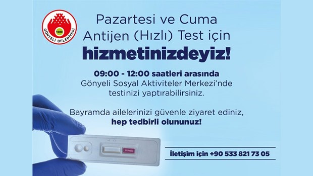 Gönyeli Sosyal Aktivite Merkezi’nde antijen testi yapılabilecek