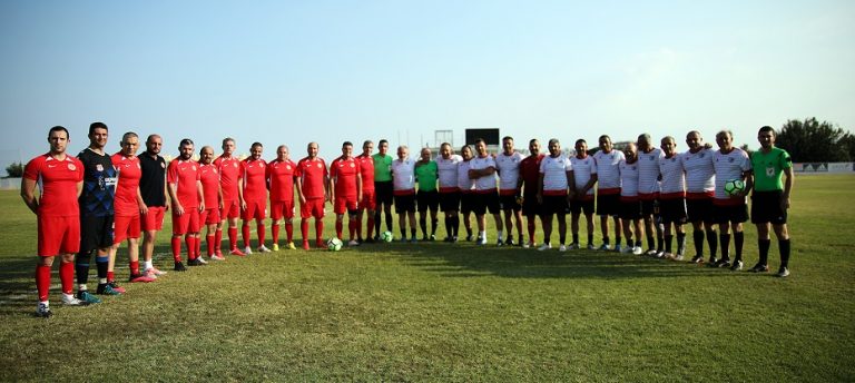 Cumhuriyet Meclisi ve İskele masterleri takımları maç yaptı