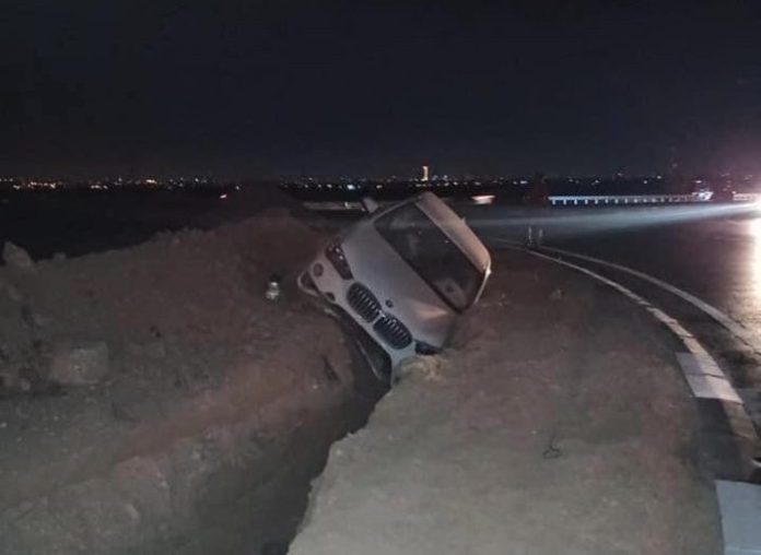 Alkollü kadın sürücü yürekleri ağza getirdi.