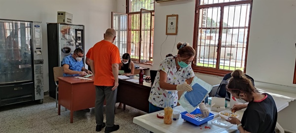 Merkezi Cezaevi’nde, mahkûm ve tutuklulara 2. doz covid aşıları yapıldı