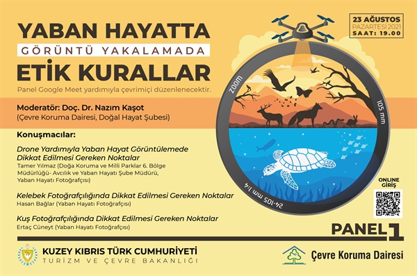 Yaban hayatta görüntü yakalarken dikkat edilmesi gereken etik kurallara dikkat çekmek amacıyla panel düzenlenecek