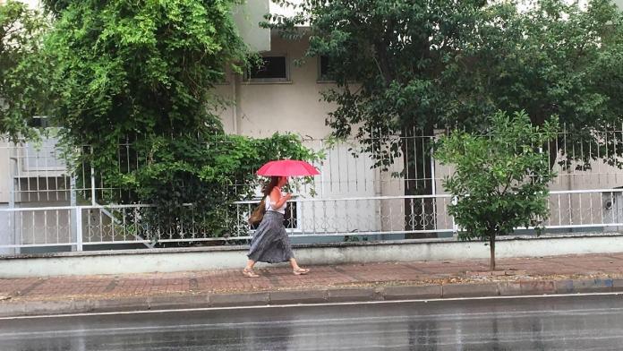 Antalya’da yağmur sevinci