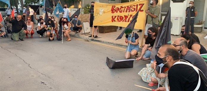 Bağımsızlık Yolu ve Baraka Kültür Merkezi’nin organizasyonuyla “14 Ağustos Bağımsız Kıbrıs Eylemi” gerçekleşti