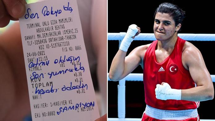 Busenaz Sürmeneli’ye hesap jesti