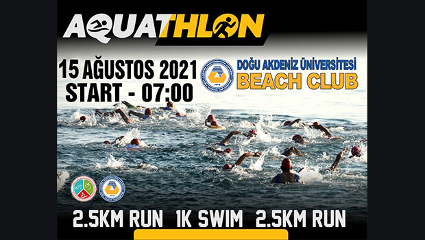 EMU Aquathlon Yarışması 15 Ağustos’ta Düzenlenecek