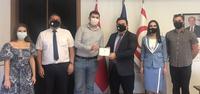 DAÜ Rektörü Hocanın, Kıbrıs Türk Gençlik Kongresi’nden bir heyetle görüştü