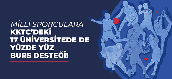TÜRK MİLLİ SPORCULAR KKTC’DEKİ 17 ÜNİVERSİTEDE TAM BURSLU OKUYABİLECEK