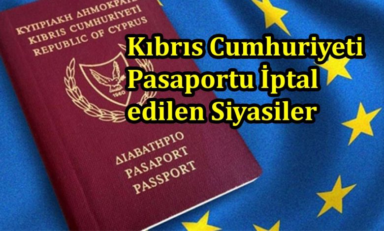 Tatar Dahil, 13 Siyasinin Pasaportu İptal Edildi .. !