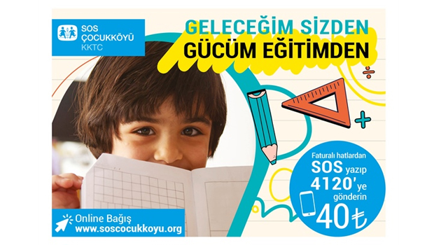 Sos Çocukköyü Derneği’nden “Geleceğim Sizden Gücüm Eğitimden” Kampanyası Başlatıyor