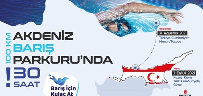 Yüzücüler, Taşucu’ndan Girne’ye barış için yüzecek