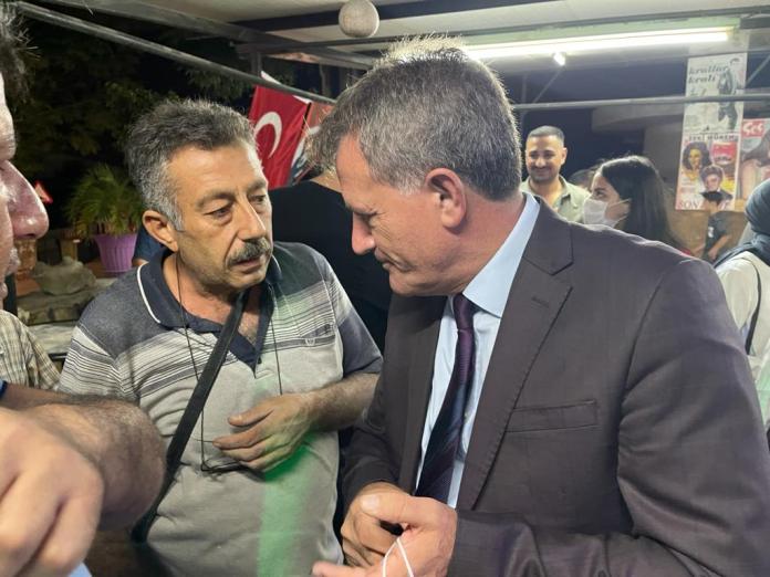 YDP yetkilileri Haspolat’ta vatandaşlarla buluştu