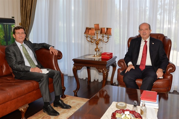 Cumhurbaşkanı Tatar, Merkez Bankası Müdürü Günay’ı kabul etti