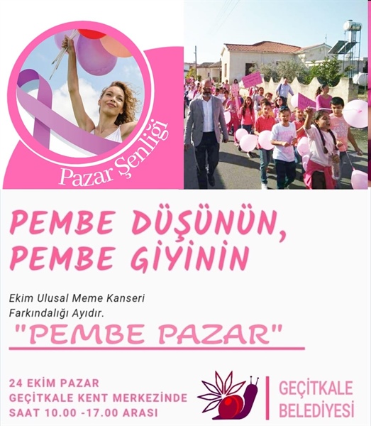 Geçitkale Belediyesi tarafından “Pembe Pazar” etkinliği düzenleniyor