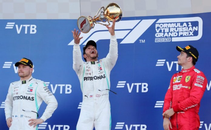 Rusya GP’sinde kazanan Hamilton
