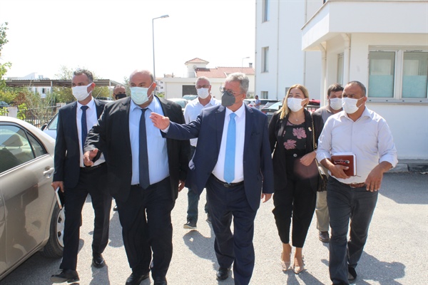 İçişleri Bakanı Evren, İskele’yi ziyaret etti