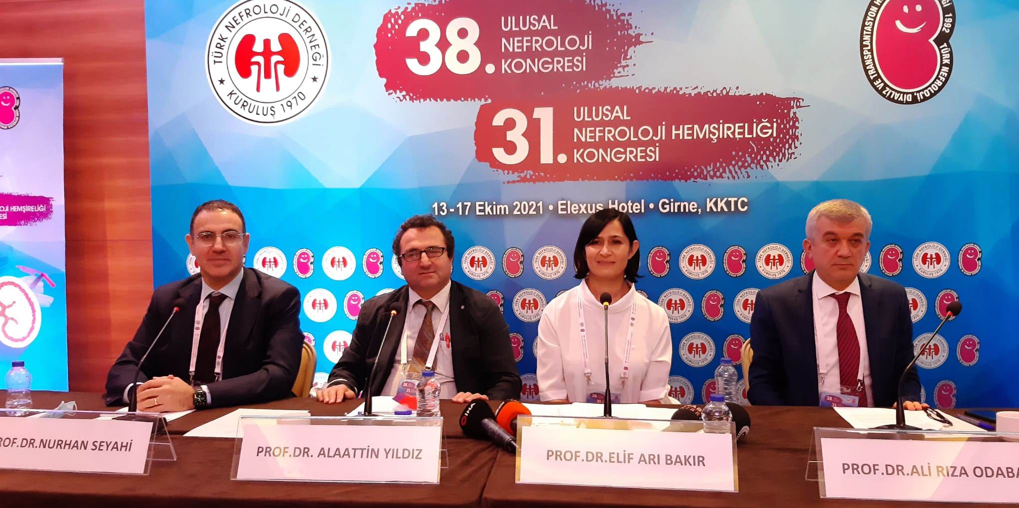 38. Ulusal Nefroloji Kongresi ile 31.Ulusal Nefroloji Hemşireliği Kongresi Girne’de yapılıyor