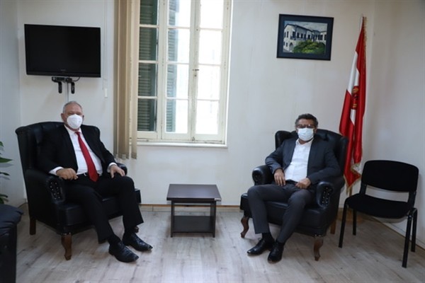 YÖDAK Başkanı Avcı, CTP Genel Başkanı Erhürman ile görüştü