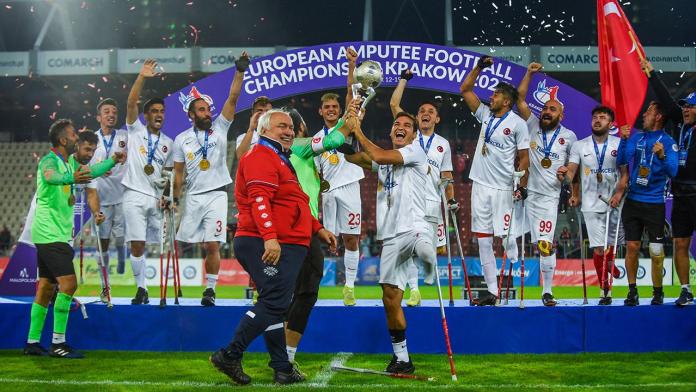 Ampute Futbol Milli Takımı üst üste ikinci kez Avrupa Şampiyonu