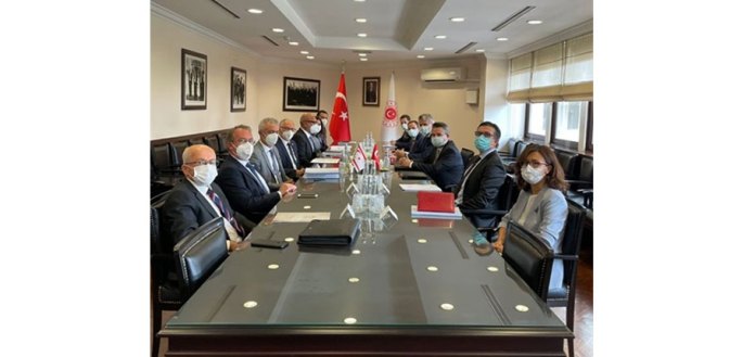 KKTC heyeti, TC Dişişleri Bakanlığı’nda görüşmelerde bulundu