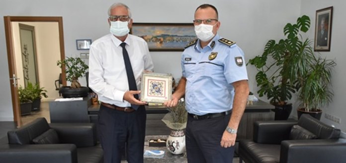 Girne Polis Müdürü Karagil, Belediye Başkanı Güngördü’yü ziyaret etti
