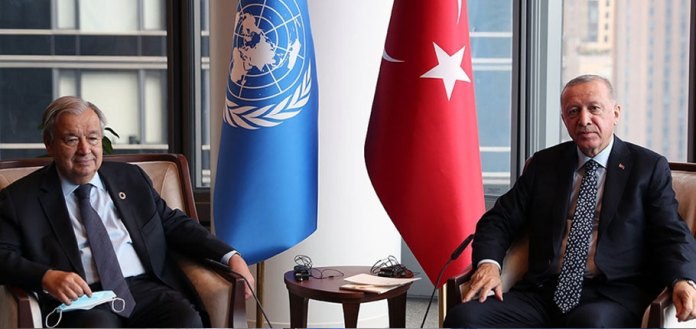 Cumhurbaşkanı Erdoğan, BM Genel Sekreteri Guterres’i kabul etti