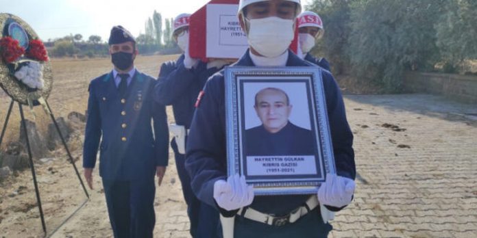 Kıbrıs Gazisi Gülkan’a son görev