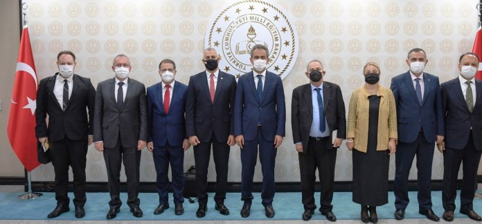 Bakan Amcaoğlu, Türkiye Milli Eğitim Bakanı Özer ile görüştü