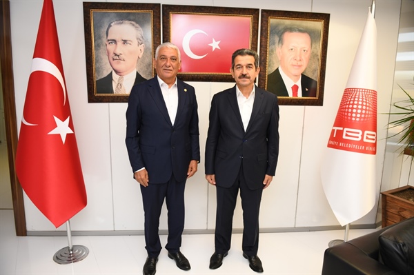 Özçınar, Ankara’da TBB Genel Sekreteri Birol Ekici ile görüştü