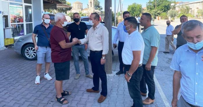Ataoğlu, İskele örgütlerini ve bölge esnafını ziyaret etti