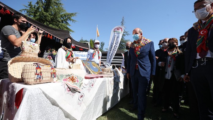 Cumhurbaşkanı Ersin Tatar, Hayme Ana’nın türbesini ziyaret etti