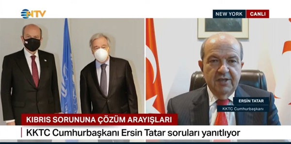 Cumhurbaşkanı Tatar:Üçlü görüşmede, asla pozisyonumuzdan bir adım geri atmayacağız