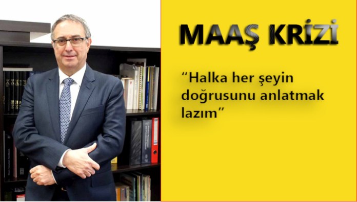 Derviş Kemal Deniz: Maaşları ödeyemeyiz tamam. Neler yapılabilir? halkla paylaşmak lazım”