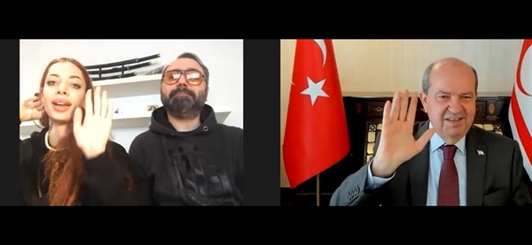 Cumhurbaşkanı Tatar, Maraş’ta klip çektiği için hedef olan Nihayet Elibol ile görüştü – BRTK