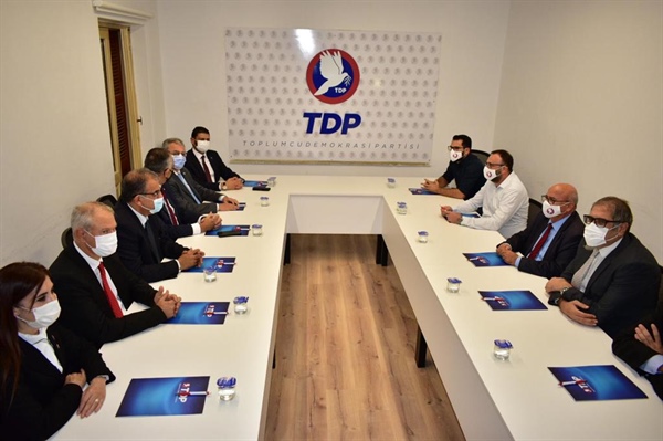 UBP, TDP’yi ziyaret etti