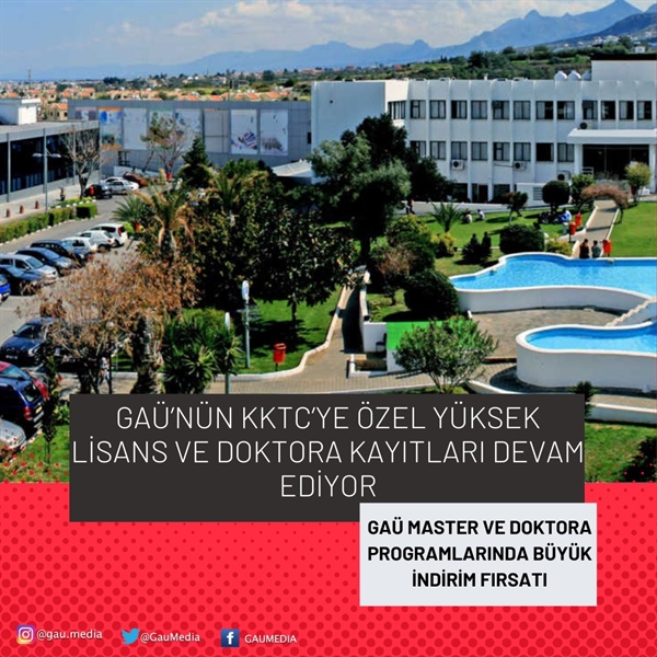 GAÜ’nün KKTC’ye özel yüksek lisans ve doktora kayıtları devam ediyor – BRTK