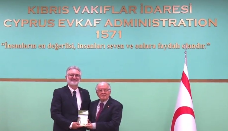 Atun’un, “Kıbrıs’ta Evkaf Dairesi’nin Kısa Tarihi” isimli kitabı tanıtıldı