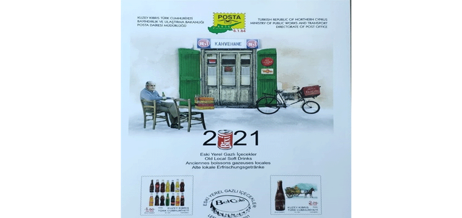 “Eski Yerel Gazlı İçeçekler” konulu yeni pul serisi ve ilk gün zarfı satışa sunuluyor
