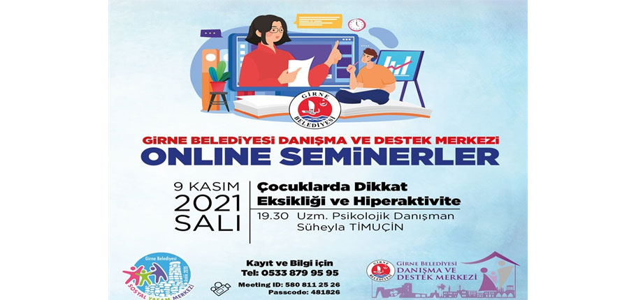 “Çocuklarda dikkat eksikliği ve hiperaktivite” semineri