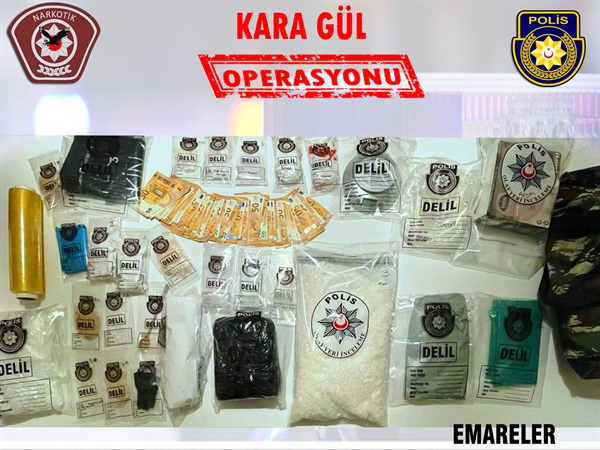 Kara Gül Operasyonu.. Yüksek Miktarda Uyuşturucu!