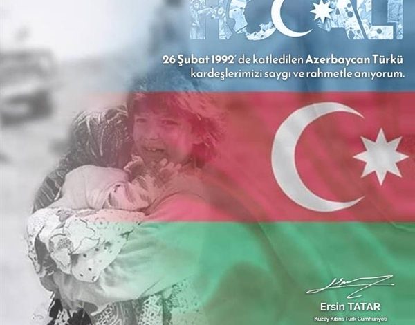 Tatar’dan Hocalı Mesajı!
