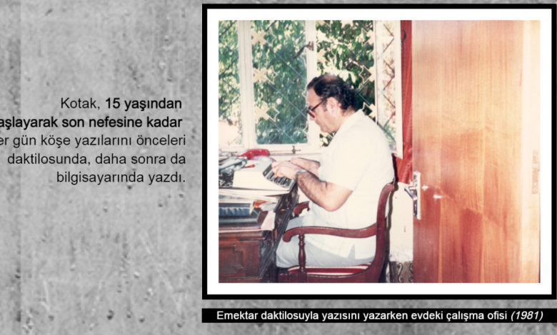 İsmet Kotak’ın Yaşamı Sanal Sergide