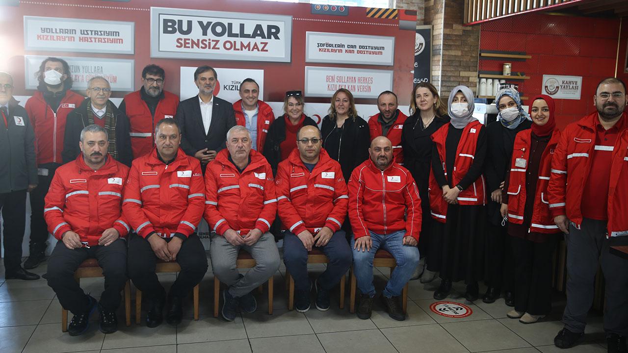 Uzun yol şoförleri Kızılay’ın ‘gönüllü ortağı’ olacak