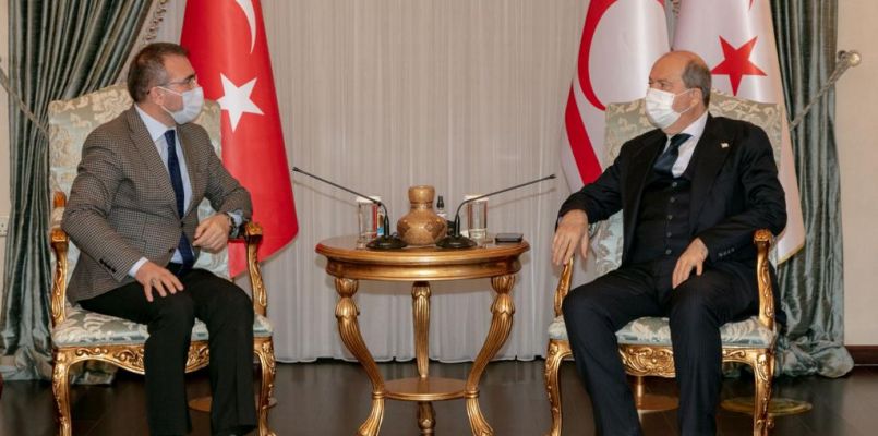 Cumhurbaşkanı Tatar, EkoAvrasya heyetini kabul etti