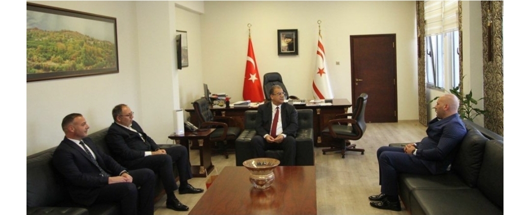 Sucuoğlu,Hacettepe Üniversitesi Gençlik ve Spor Kulübü Başkanı Kuriş’i kabul etti