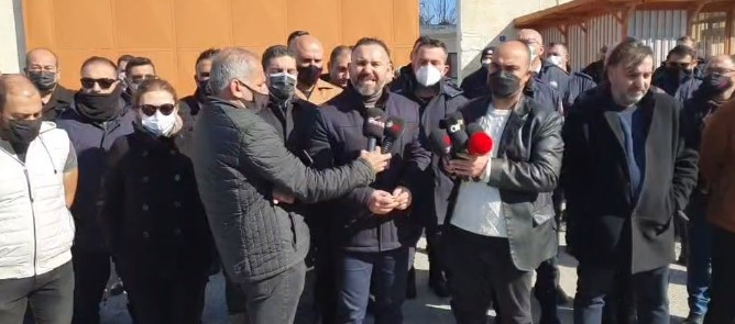 KTAMS yeni cezaevi binasının hizmete açılmamasını protesto etti
