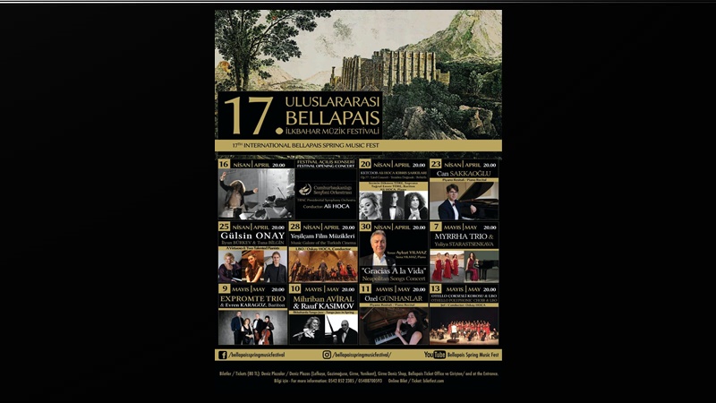 Bellapais İlkbahar Müzik Festivali, bu akşam “Yeşilçam Film Müzikleri” konseri ile devam edecek