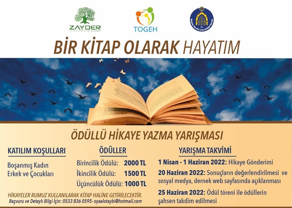 “Bir Kitap Olarak Hayatım” adlı hikaye yarışması düzenleniyor
